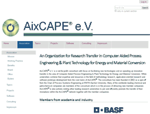 Tablet Screenshot of aixcape.org